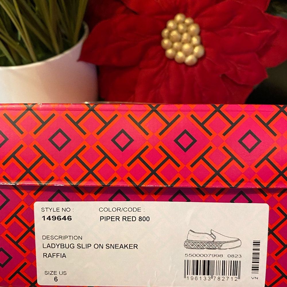 TORY BURCH LADYBUG SLIP ON SNEAKER - Picture 7 of 7